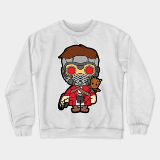 Starlord Groot Chibi Crewneck Sweatshirt